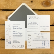 Christina R Wedding Invitation Suite