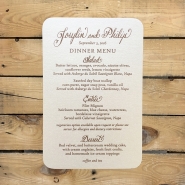 Josylin F Menu Card