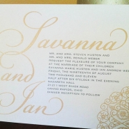 Savanna H Invitation
