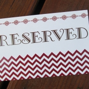 Jazlyn J Reserved Sign