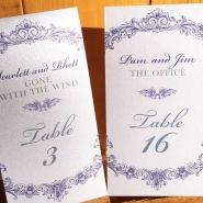 Jessica D Table Signs