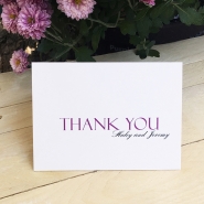 Haley P Thank You Card