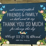 Christy B Thank You Sign